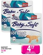 Babysoft 2-Ply Toilet Rolls-18's