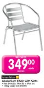 Terrace Leisure Aluminium Chair With Slats