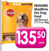 Pedigree Mealtime Dry Dog Food(All Flavours)-7/7.5 Or 8Kg