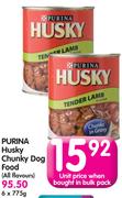 Purina Husky Chunky Dog Food(All Flavours)-6x775G