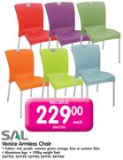 Sal Venice Armless Chair-Each