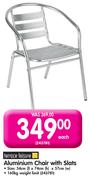 Terrance Leisure Aluminium Chair With Slats
