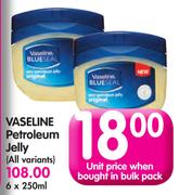 Vaseline Petroleum Jelly(All Variants)-6x250ml