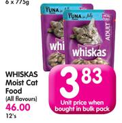 Whiskas Moist Cat Food(All Flavours)-12's