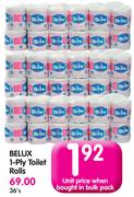 Bwlux 1-Ply Toilet Rolls-36's