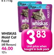 Whiskas Moist Cat Food(All Flavours)-12's