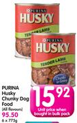 Purina Husky Chunky Dog Food(All Flavours)-6x775g