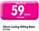 20CM Loving Sitting Bear-Each