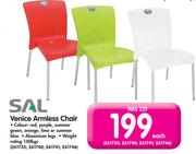 Sal Venice Armless Chair