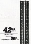 Profiley Bar 12MMx6.5MM-Per Length