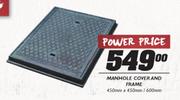 Manhole Cover And Frame-450mmx450mm/600mm