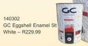 GC Eggshell Enamel White-5Ltr