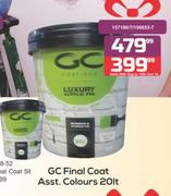 GC Final Coat Assorted Colours-20Ltr