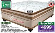 Restonic Tanzanite 152cm Queen Base Set