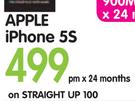 Apple iPhone 5S-On Straight Up 100