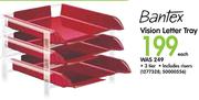 Bantex Vision Letter Tray-Each