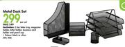 Metal Desk Set-Per Set