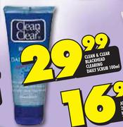 Clean & Clear Blackhead Clearing Daily Scrub-100ml
