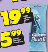 Gilette Disposable Razors-5's