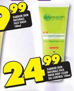 Garnier Skin Naturals Face Wash Deep Clean Oil Control-100ml