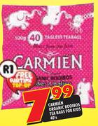 Carmien Organic Rooibos Tea Bags For Kids-40's