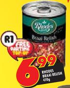 Rhodes Braai Relish-410g