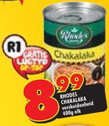 Rhodes Chakalaka Verskeidenheid-400g