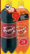 Planet Cola/Assorted Flavours Coldrink-2L Each
