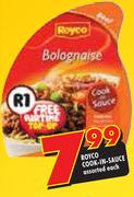 Royco Cook-In-Sauce Assorted-Each