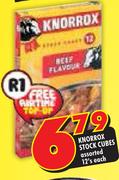 Knorrox Stock Cubes Assorted-12's Each