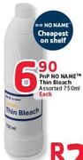 PnP No Name Thin Bleach Assorted-750ml