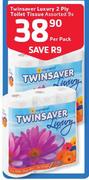 Twinsaver Luxury 2 Ply Toilet Tissue Assorted-9s Per Pack