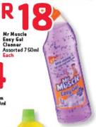 Mr Muscle Easy Gel Cleaner Assorted-750ml