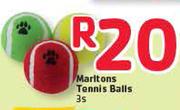 Marltons Tennis Balls-3's