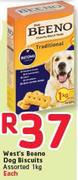 West's Beeno Dog Biscuits Assorted-1Kg