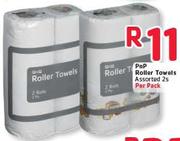 PnP Roller Towels Assorted-2's Per Pack