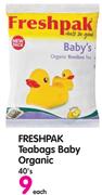 Freshpak Teabags Baby Organic-40's