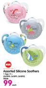 Nuk Assorted Silicone Soothers Age 0+-Each