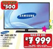 Samsung 46" FHD LED TV  UA46F5000