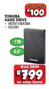 Toshiba 1TB 2.5" Hard Drive HDTB110EK3BA