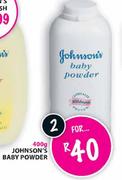Johnson's Baby Powder-2x400g