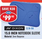 Dixon 15.6 Inch Notebook Sleeve EL18-156