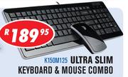 Dixon Ultra Slim Keyboard & Mouse Combo K150M125