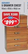 5 Drawer Chest A5DRAWER