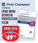 First Champion iPad Mini Screen Protector Film FCIPMIHC