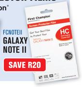 First Champion Galaxy Note II FCNOTEII