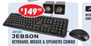Jebson Keyboard, Mouse & Speakers Combo JBPC3N1