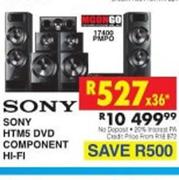 Sony HTM5 DVD Component Hi-Fi