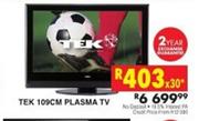 TEK 109cm Plasma TV