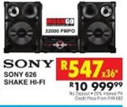 Sony  626 Shake Hi-Fi
